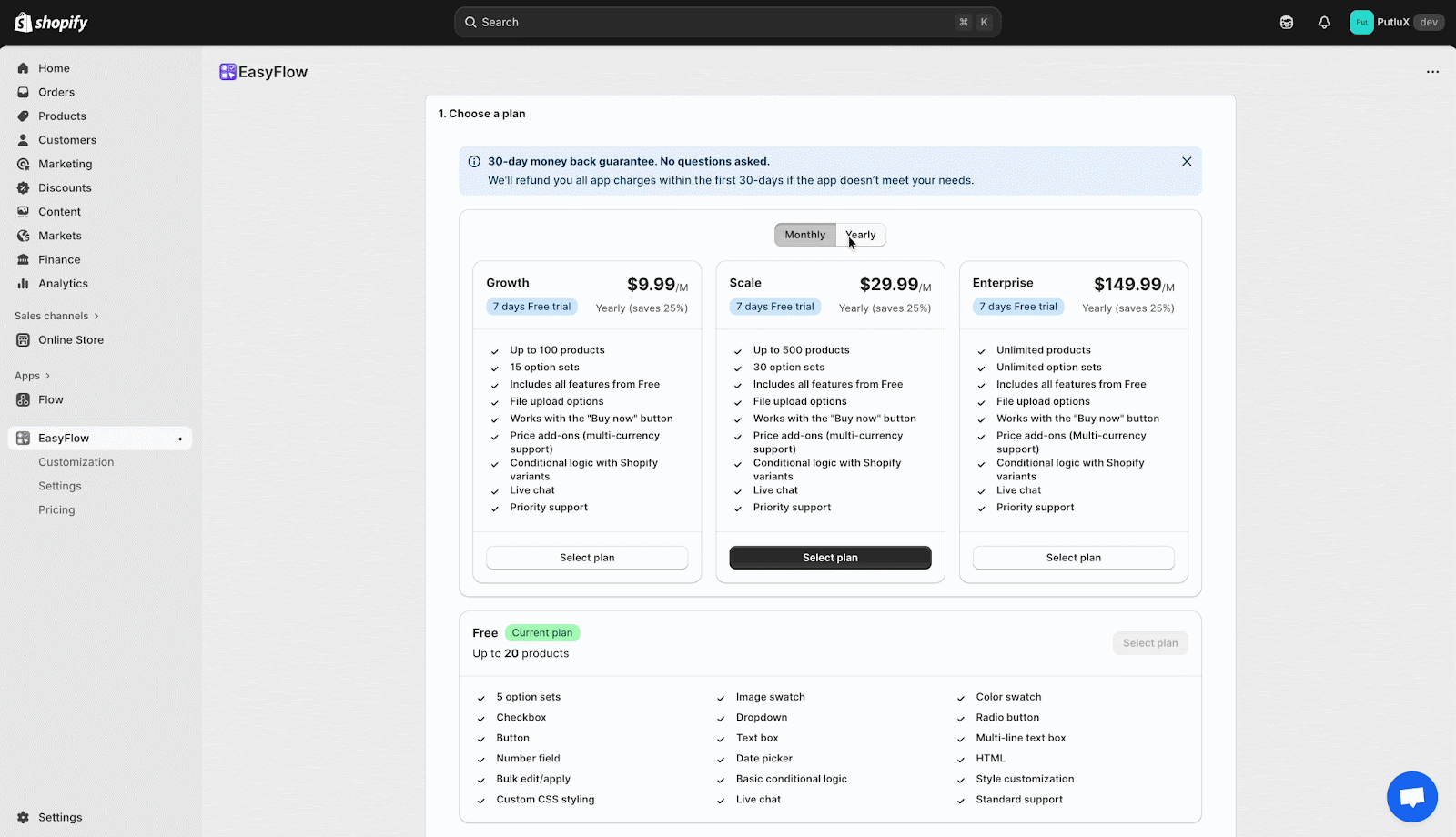 Install EasyFlow App