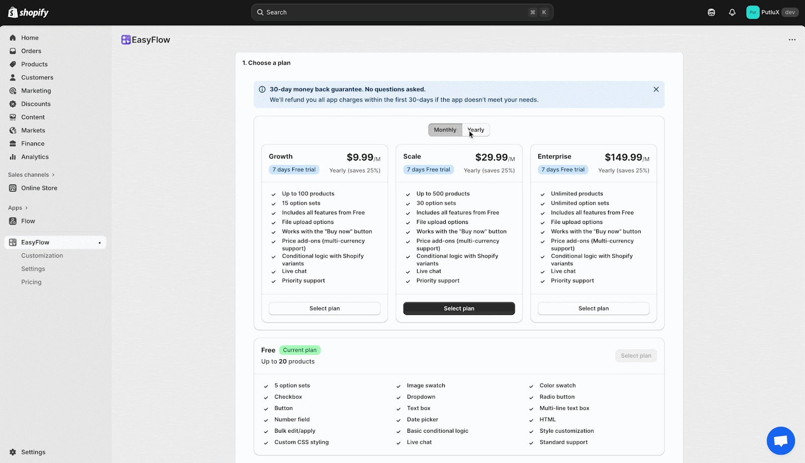 Install EasyFlow App