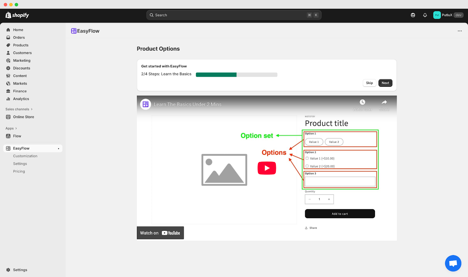 Install EasyFlow App