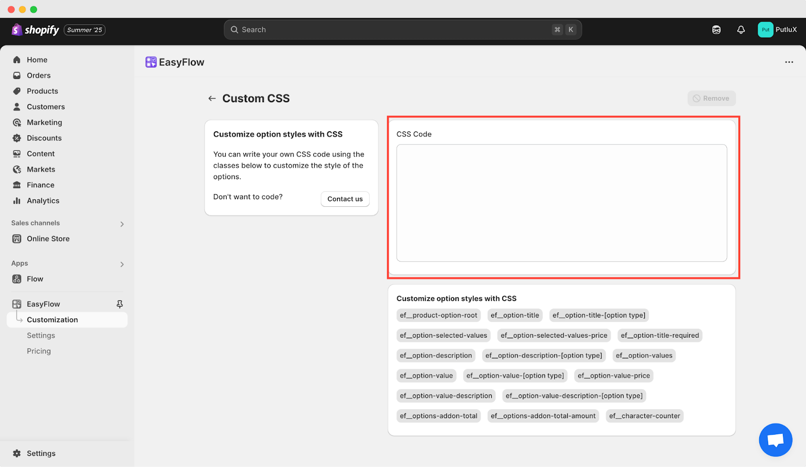 Option Styles with Custom CSS