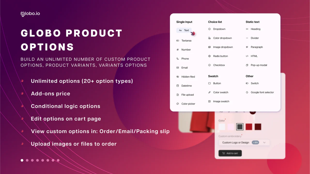 Shopify Product Options Apps