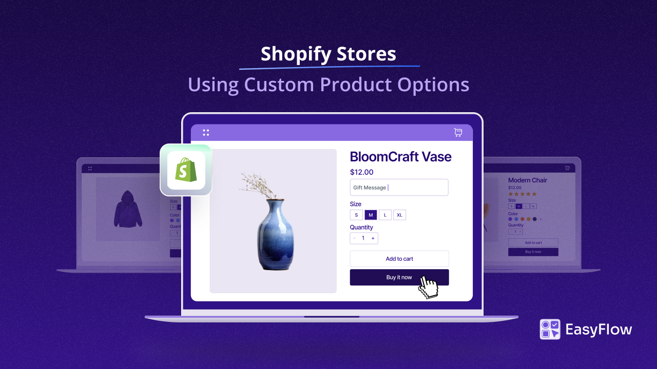 Shopify stores using custom product options