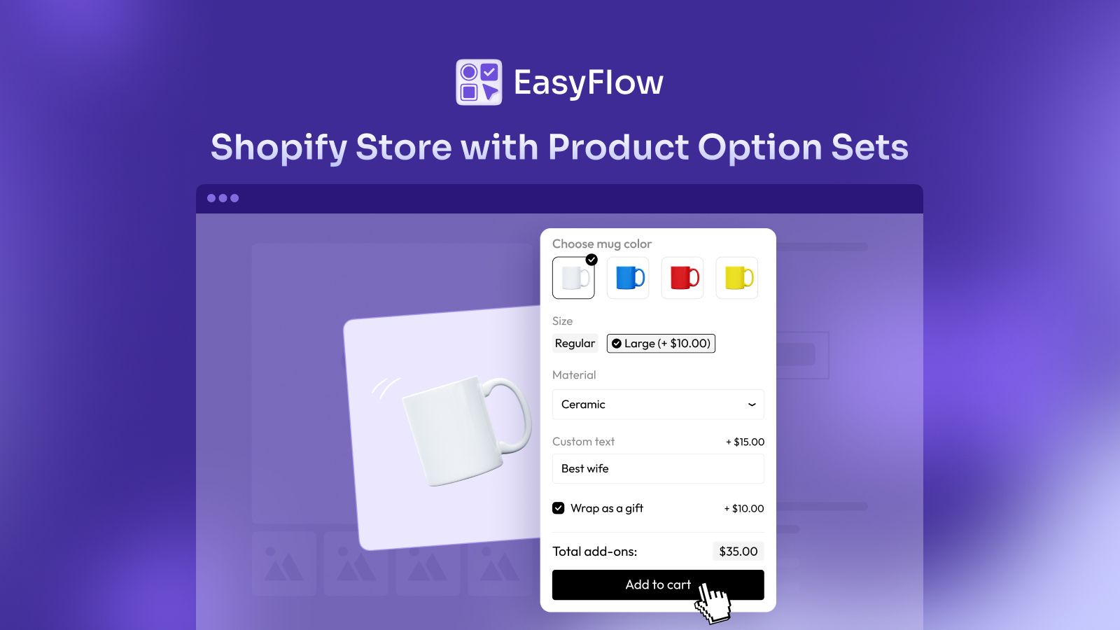 shopify store product options