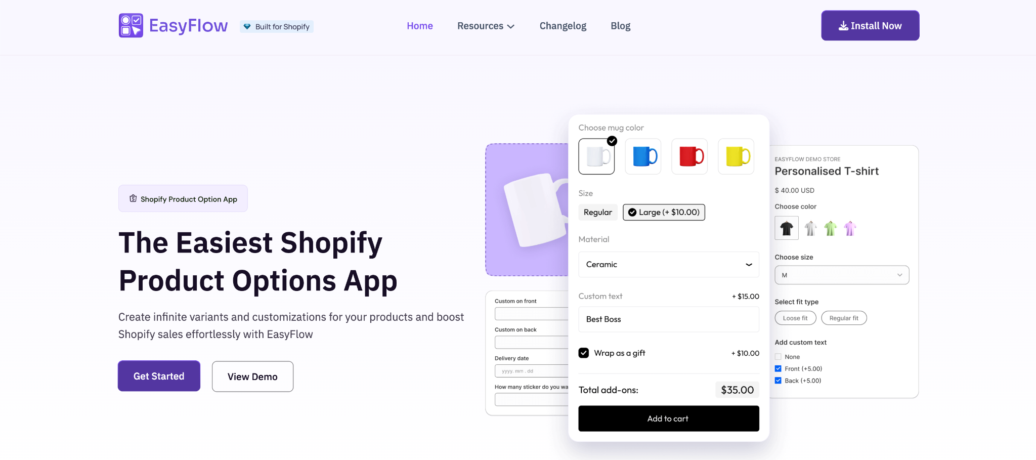 product options app for shopify