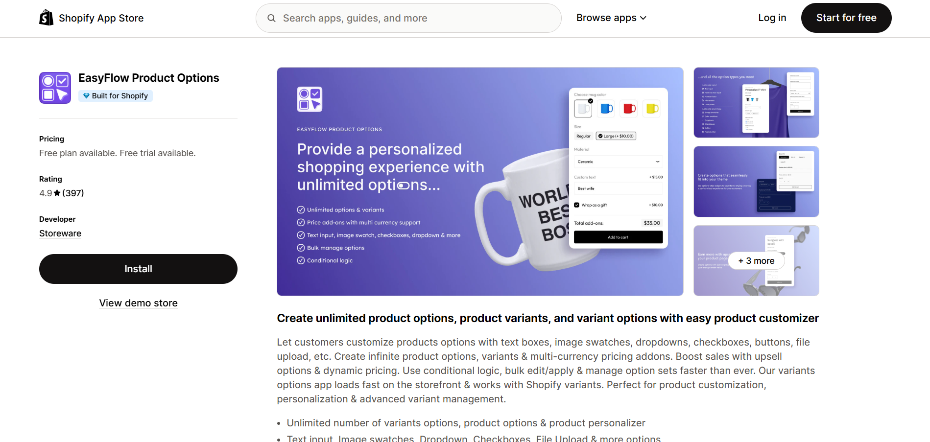 product customization app
